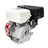 Benzinmotor 9700W 15HP Standmotor Industriemotor, 4-Takt 420cc Kartmotor...