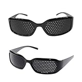 2 Stück Rasterbrille für Augentraining, Raster-Brille Augentrainer...