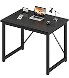 Devoko 80 x 60 x 75 cm Schreibtisch, Kleiner Camping Tisch, Bürotisch für...