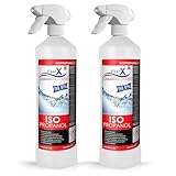 Isopropanol 99,9% Reiniger in Sprühflasche – 2x1 Liter | Hochprozentiger...