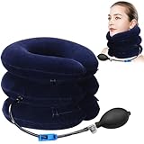 Cervical Neck Traction Device, Verstellbares Nackenmassagegerät,...