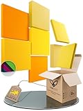FENNEXT® Schallabsorber Akustikpaneele [8 Stk.] für spürbar reduzierte...
