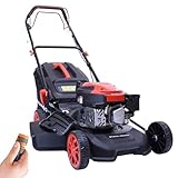 STAHLMANN Rasenmäher Benzin mit Antrieb BR460 – 5,4PS (4,0kW) 170ccm mit...