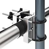 4smile Sonnenschirmhalter aus Metall, Sonnenschirm Balkon Halterung...