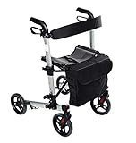 RIDDER Rollator Mio mit Tasche und Gehstockhalter schwarz