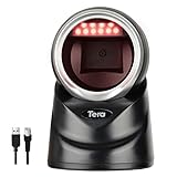 Tera Pro 2D QR Desktop Barcode Scanner Omnidirektional Einstellbarer...