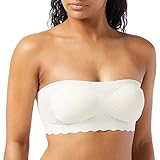 sloggi Damen ZERO Feel Lace Bandeau Bustier, Angora, S