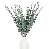 Eukalyptus Getrocknet, 12 Stück Grüne Trockenblumen Eukalyptus, 38cm...