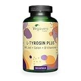 L-Tyrosin 1.200 mg | Mit Jod, Selen & B-Vitamine für Energie* & Psyche* |...