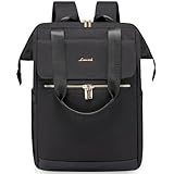 LOVEVOOK Damen-Rucksackhandtaschen Wasserdicht, Rucksack Damen Schwarz,...