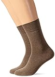 Camano Unisex-Erwachsene 3642 Socken, Braun (Caramel Mel. 0039), 39/42 (2er...