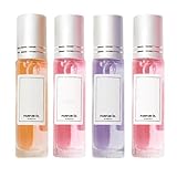 Naturparfüm 40 ml (4 Stück * 10 ml) Passionsfrucht, Kirschblüte,...