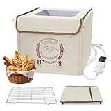 Brot Gärbox Sauerteig mit Heizung, Faltbare Teiggärbox Mit Deckel,...