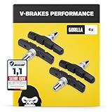 V-Brake Fahrrad Bremsbeläge 2 Paar 70mm Symmetrisch I Für Shimano UVM. I...