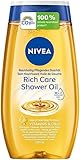 NIVEA Reichhaltig Pflegendes Duschöl (200 ml), sanftes Duschgel mit...