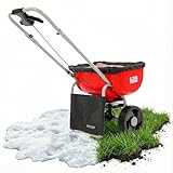 Hecht Universal Streuwagen 27 Liter – Schleuderstreuwagen für...