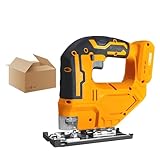 Kabellose Stichsäge für Dewalt 21 V Akku, 0-45° Schrägschnitt, 1500...