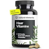 Haar Vitamine – 180 Kapseln – hochdosiert mit Keratin, Biotin, Selen,...