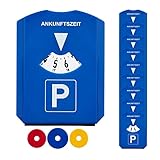 Relaxdays Parkscheibe 10er Pack, Eiskratzer, 3 Einkaufswagenchips,...