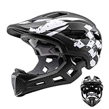 Weldphur Kinder-Motorradhelm, verstellbarer, abnehmbarer Kinderhelm,...