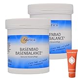 Aurica Basenbad Basenbalance, 2x 500 g I Basiche Körperpflege I Badezusatz...