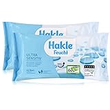 Hakle Feucht Ultra Sensitiv 42 Blatt Feuchtes Toilettenpapier Nachfüller...