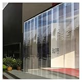 QHLTY Gefrierraum-Streifenvorhang, Transparente Kunststoffplatte für...