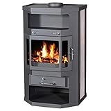 EEK A Kaminofen Victoria Taro, schwarz, dauerbrandfähig – 10kW