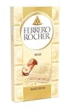 Ferrero Rocher Tafel – Weiße Schokolade mit Haselnuss – 1 x 90 g...