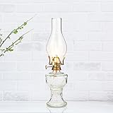 32cm Glas Petroleumlampe Öllampe Glas Klassische Retro-Dekoration Lampe...