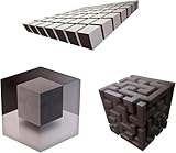 3D-Eck-Wandaufkleber mit optischer Täuschung, bewegendes Würfel-Design,...