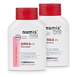 numis med Shampoo mit 5% Urea - 2x Hautberuhigendes Haarshampoo für extrem...