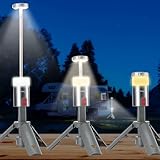 ideoon Professionelle Outdoor-LED-Leuchte mit Stativ – Mobiler...