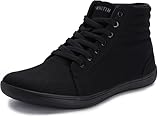 WHITIN Barfuss Schuhe Damen Barfußschuhe Winter Canvas Barfuß Hoch High...