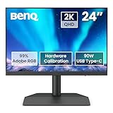 BenQ SW242Q Fotografen-Monitor (AQcolor-Technologie, 24 Zoll, 16:10 2K, 99%...