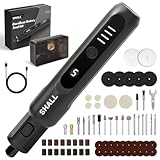 SHALL Akku-Rotationswerkzeug, 3,7 V, 20.000 U/min, 5 Geschwindigkeiten, per...