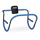 Relaxdays Bauchtrainer, Bauchmuskeltrainer, HxBxT: 68,5 x 69 x 65 cm,...