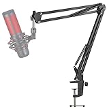 HyperX QuadCast Mikrofonarm Boom Arm - Profi Universal Mic Ständer...