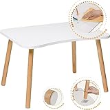 PlayPals Furniture Kindertisch aus Holz, Kinder Tisch Kinderzimmertisch...