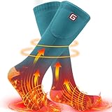 Elektrische Heizsocken für Damen, Wiederaufladbare Beheizbare Socken mit...