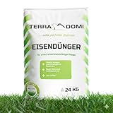 TerraDomi Eisendünger 24kg für ca. 1000m² | Turbo-Dünger abgestimmt auf...