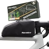 Rovativ® Bikepacking Oberrohrtasche schraubbar [1 Liter] 100% Wasserdicht...