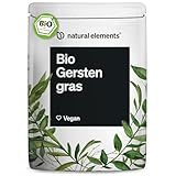 Bio Gerstengras Pulver 500g – 100% nachhaltig angebaut in Deutschland –...