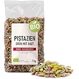 BODE NATURKOST – Pistazienkerne grün mit Haut BIO 1kg -...
