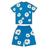 For Denim Tears Shorts Tracksuit, DT T-Shirt Und Shorts Set, Sommer...