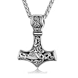 Thors Hammer Halskette, Thor Hammer Kette, Thors Hammer Anhänger Mit...