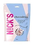 NICKS Chocodrink Heiße Schokolade ohne Zuckerzusatz, Hochwertige Kakao...