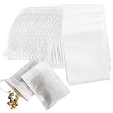 QincLing Teebeutel leer, 100 Stück, Papier-Teefilterbeutel,...