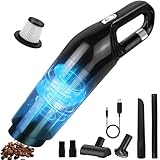 Akku Autostaubsauger, Handstaubsauger Kabelloser Auto-Staubsauger,...