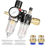 oumuik1/4 Zoll Druckluft Druckminderer Wasserabscheider Druckluft mit...